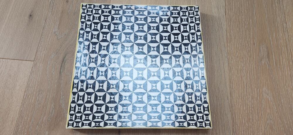 Vintage 1969 Springbok Black Diamond Op Art Jigsaw Puzzle #PZL 2028, Complete
